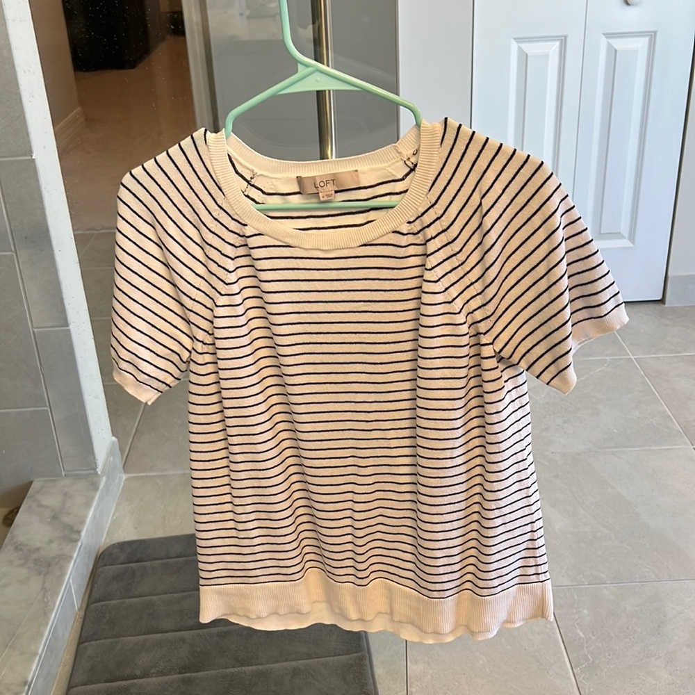 Loft striped sweater